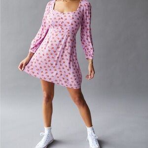 Billabong heartland long sleeve mini dress- Size Small